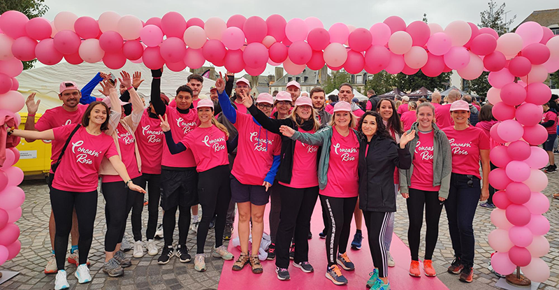 Barillec Sitel soutient des associations locales parmi lesquelles Concarn'Rose